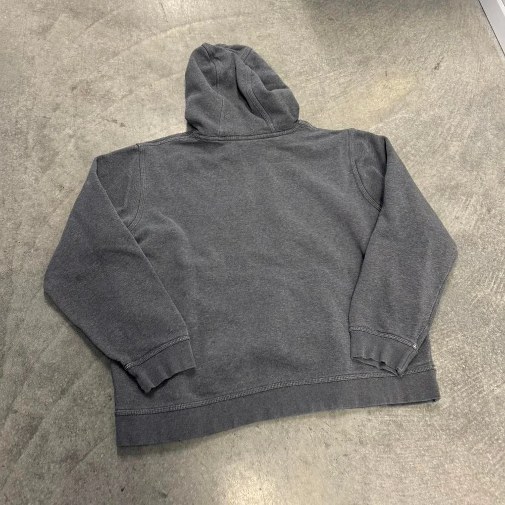 Vintage Nike Hoodie XL Boxy Cropped Gray Sweatshirt Athletic Essential X-Large